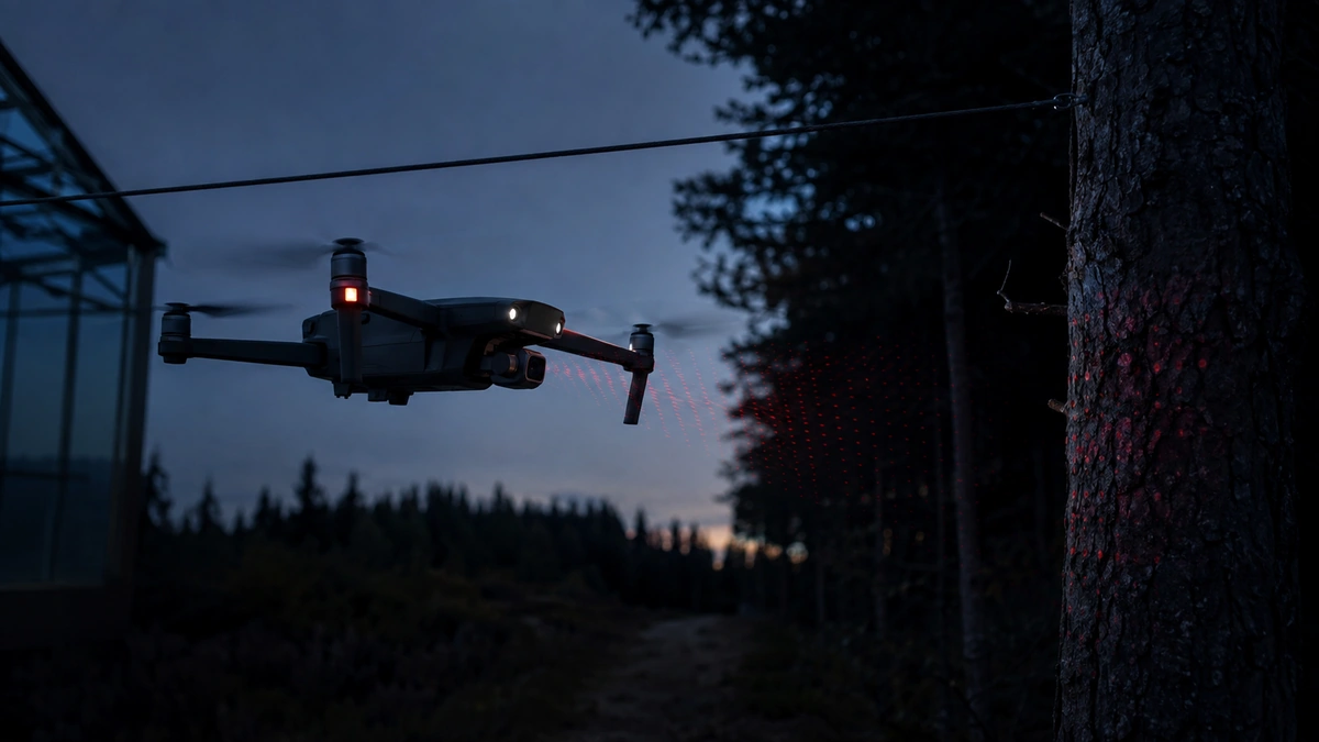 LiDAR v dronu: pomůže za tmy, dráty ale nevyřeší