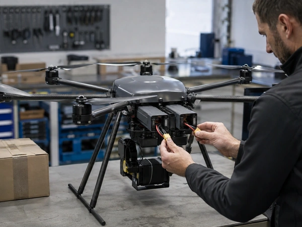 Dvě baterie místo většího nákladu. A2Z sází u doručovacího dronu na jistotu