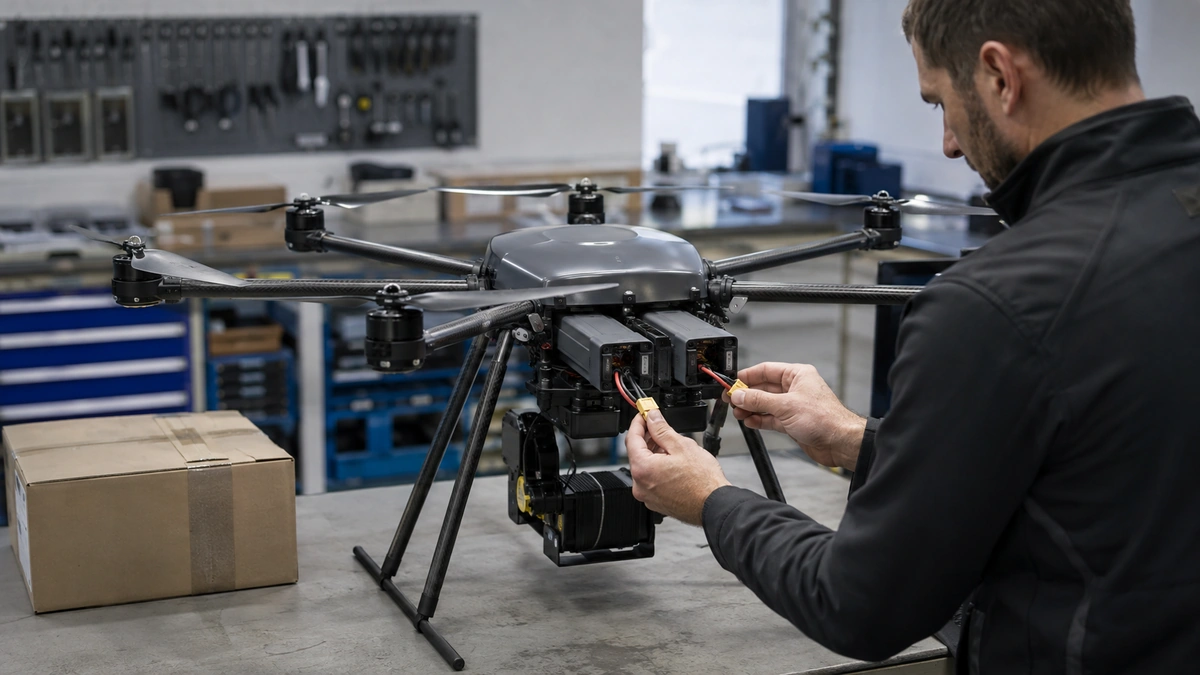 Dvě baterie místo většího nákladu. A2Z sází u doručovacího dronu na jistotu